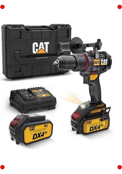 Profesyonel Şarjlı Darbeli Matkap - Kömürsüz Motor