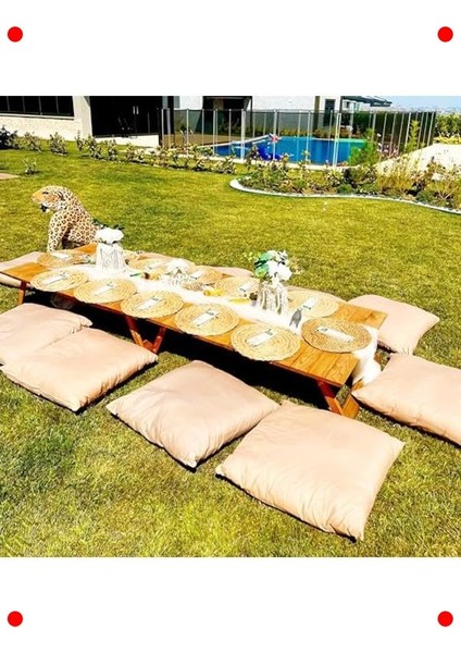 Katlanır Sabit Ayaklı Masa - 70X150 cm Ceviz fiyatları