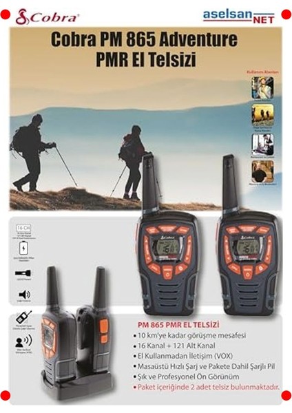 Titreşimli Lisanssız El Telsizi, Dış Mekan Kullanımı indirimleri