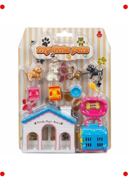 Minik Hayvan Figürlü Oyun Seti