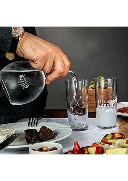 Babası Esprili Ahşap Kutulu Rakı Seti fiyatları