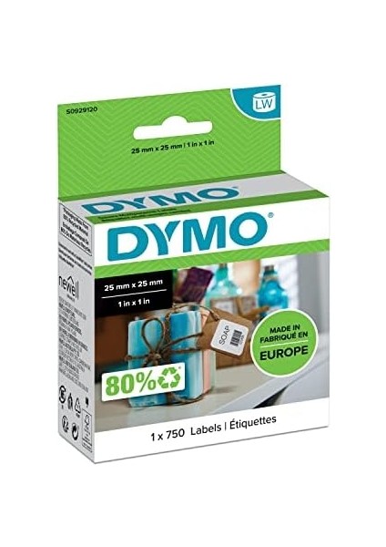 S0929120, Lw Çok Amaçlı Kare Etiket, (25X25 Mm) 750 Etiket/paket fiyatları