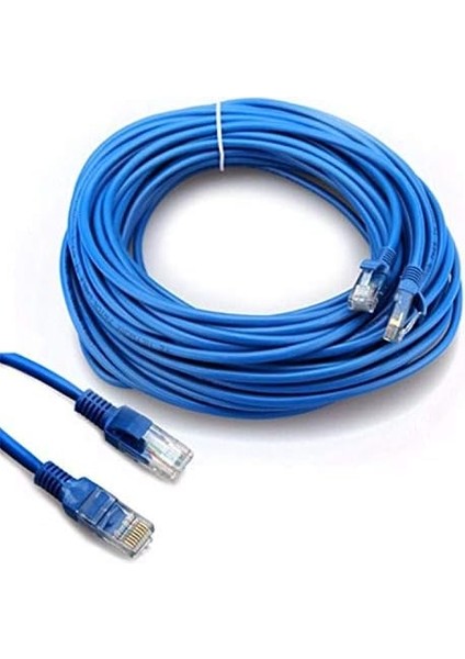 Cat6 Internet Ethernet Kablosu 2 x Patch Lan Modem Kablosu 15 Metre 4217 fiyatları