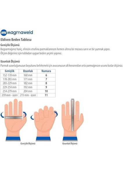 Tıg B200 No.10 Kaynak Eldiveni fiyatları