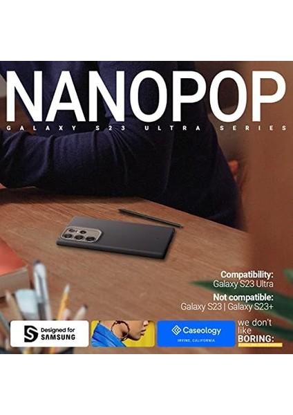 Galaxy S23 Ultra ile Uyumlu Kılıf Pop Sesame - ACS05658 modelleri