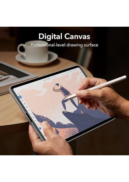Kağıt Hissi 10.2 Ekran Pro 13 2024 Mat Ekran Çizim ve Yazma Air 4-5 10.9 Ekran Hissi (Ipad 10.2 ) modelleri