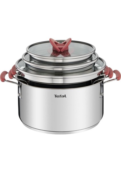 Optispace 6 Parça Çelik Tencere Seti - 2100115981