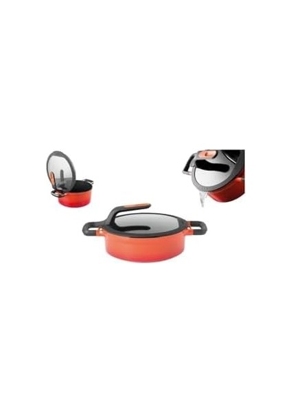 Gem Derin Tencere Turuncu 24 cm fiyatları