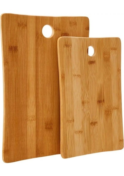 2 Boy Bambu Kesme Tahtası Seti, Bambu Kesim Tahtası, Bambu Et Tahtası | Pratik ve Dayanıklı 2 Boy Bambu Kesme Tahtası Seti - Mutfakta Kesme Işlemlerini Kolaylaştırın!