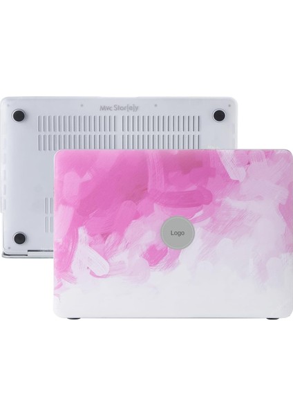 Pro Kılıf 13INÇ M1-M2 A1706 A1708 A1989 A2159 A2251 A2289 A2338 ile Uyumlu PAINT02 Pembe