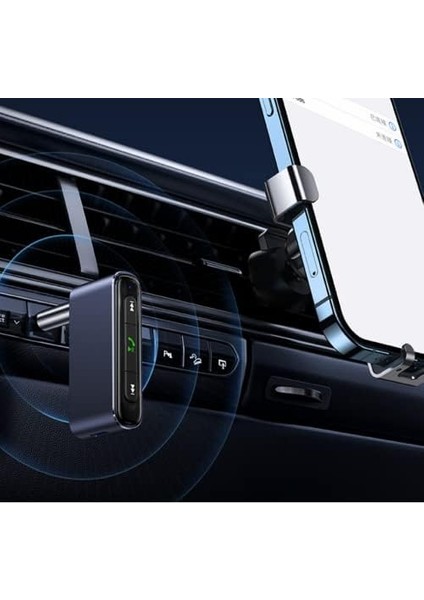 Receiver 3.5mm Aux Araç Kiti Mikrofonlu Ses Aktarım Navigasyon Yayını -Wac modelleri