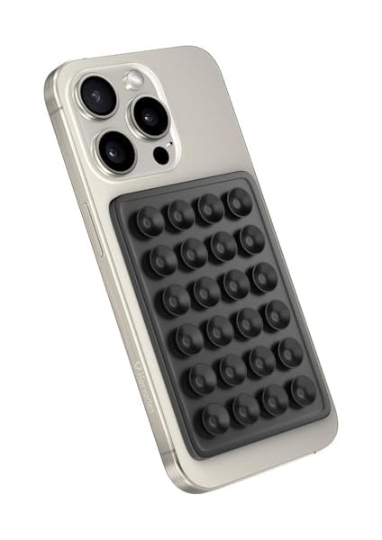 Güçlü Yapışkanlı Silikon Vantuzlu Telefon Tutucu – Kılıf Arkasına Yapışan Telefon Tutucu, Octo, ve Cihazlarla Uyumlu, Selfie ve Video Için Eller Serbest Kullanım - Siyah modelleri