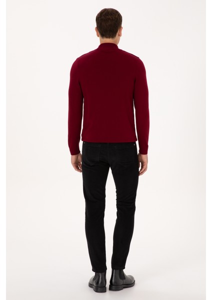 Erkek Siyah Pantolon (Kanvas-Chino) 50310150-VR046 fırsatları