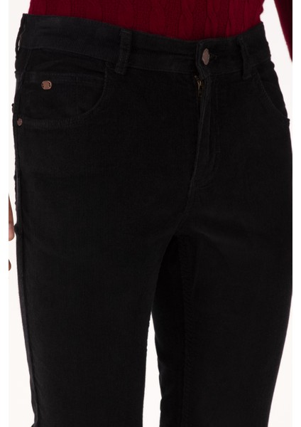 Erkek Siyah Pantolon (Kanvas-Chino) 50310150-VR046 indirimleri