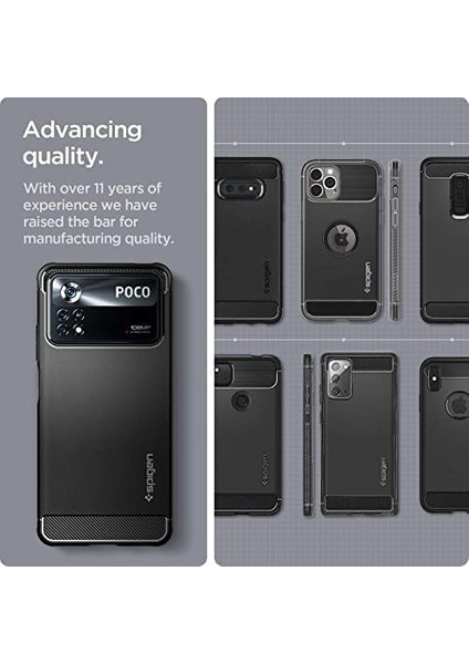 X4 Pro 5g Kılıf Rugged Armor - ACS04541 modelleri