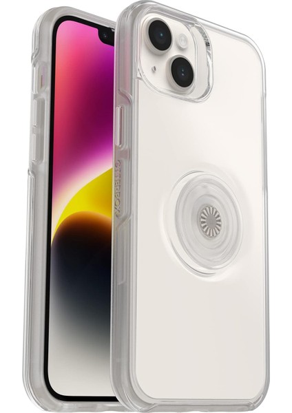 14 Plus Otter+Pop Kılıfı, Darbeye Dayanıklı, Düşmeye Dayanıklı, Popsockets Popgrip&apos;li Koruyucu Kılıf, Askeri Standartlara Göre 3 Kez Test Edilmiştir, Şeffaf