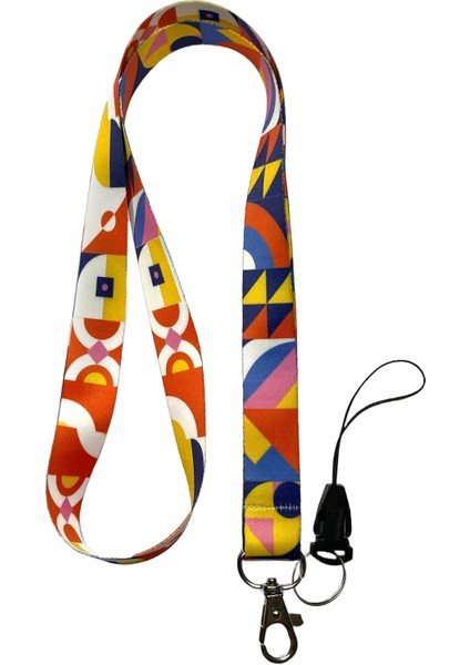 Rengarenk Limited Boyun Ipi ve Telefon Askısı Lanyard