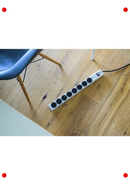 8'li Yüksek Gerilim Korumalı Priz (2m Kablo) indirimleri