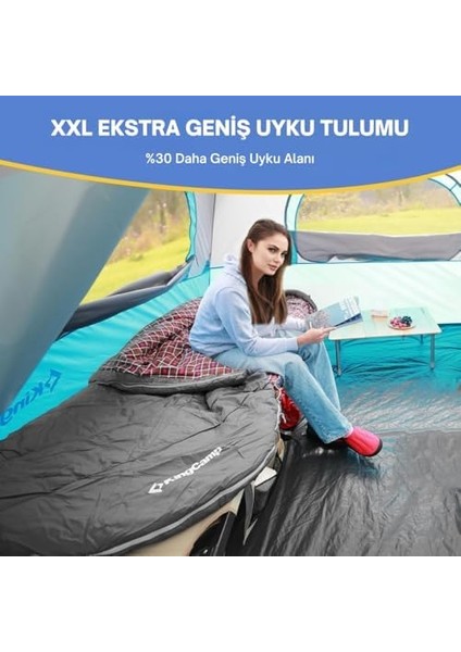 250 -8°c Geniş Uyku Tulumu D.grey Sol F. fiyatları