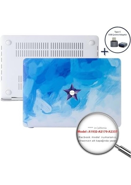 Air M1 Kılıf 13 Inç Uyumlu Ultra Koruyucu Kapak Touchıd M1 Air A2337 A2179 A1932 Açık Mavi fiyatları