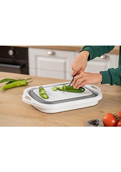 Katlanabilir Kesim Panosu ve Sebze Yıkama Kabı, Akordiyon Katlanabilir Kesim Panosu ve Sebze Yıkama fiyatları