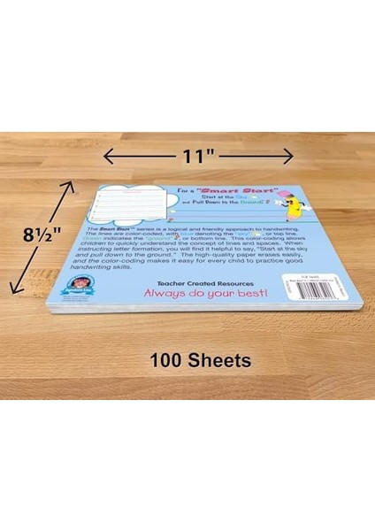Created Resources 76501 Smart Start K-1 Yazı Kağıdı: 100 Yaprak, Beyaz fiyatları