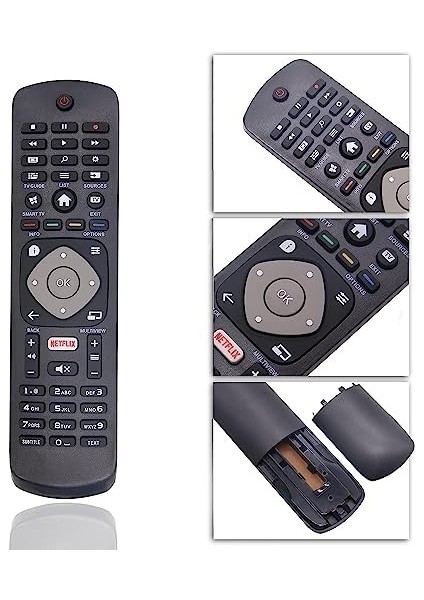 Evrensel LCD LED 3D Hd Akıllı Tv Için Tv Yedek Uzaktan Kumandası, Netflix ile - Kurulum Gerekmez modelleri