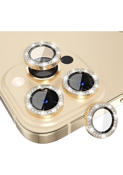 11,11 Pro,11 Promax,12,12 Pro Için, Taşlı, Kamera Lens Koruyucu, Basit Kurulum, Hd Görüş, Metal Çerçeve, 9h Temperli Cam, Çizilmeye Dayanıklı, Camera Lens Protector,