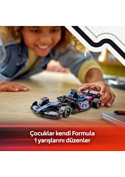Speed Bwt F1 A524 Yarış Arabası 77248 – 10 Yaş ve Üzeri Çocuklar Için Sürücü Minifigürü Içeren Yapım Seti (258 Parça) modelleri
