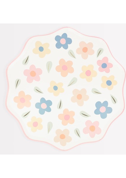 - Çiçekli Tabaklar (L) (8&apos;li)