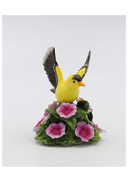 5260 Kızıl Kuşu, Yabani Gül Çiçekleri Heykelcik, 3-3/4" Y fiyatları