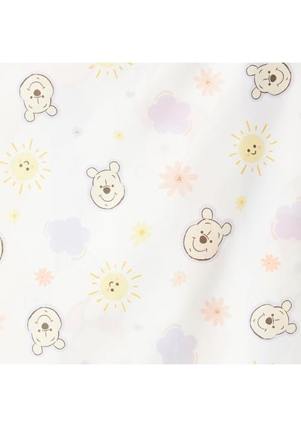 The Pooh Cloudy Karakter BASKILI%100 Pamuk Nevresim Takımı, Çok Renkli, Bebek (Nevresim: 100X150 Cm/çarşaf: 120X180 cm / 2 Adet Yastık Kılıfı: 35X45 Cm) modelleri