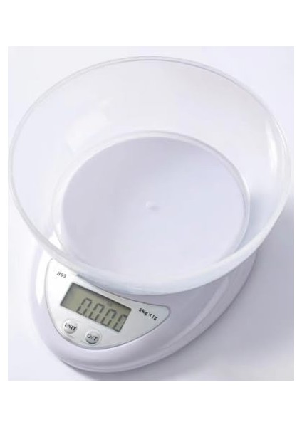 B05W Kaseli Pilli Mutfak Tartısı Ekran Terazi