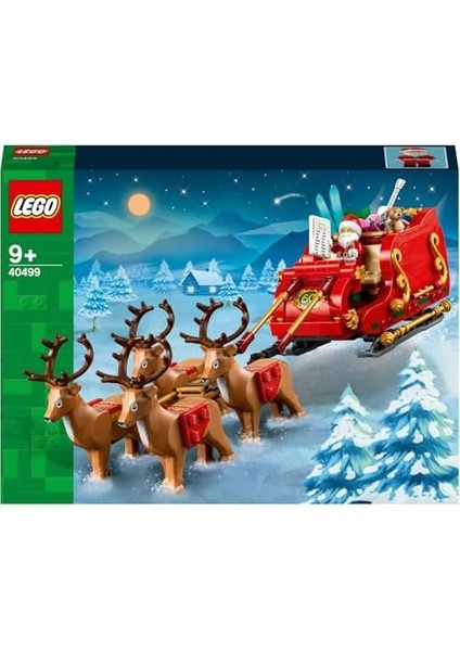Babanın Kızağı, Çocuklar Için Minifigür ve Ren Geyiği Figürleri Içeren Yeni Yıl Hediyesi Oyuncak Yapım Seti, Yılbaşı Süsü 40499 fiyatları
