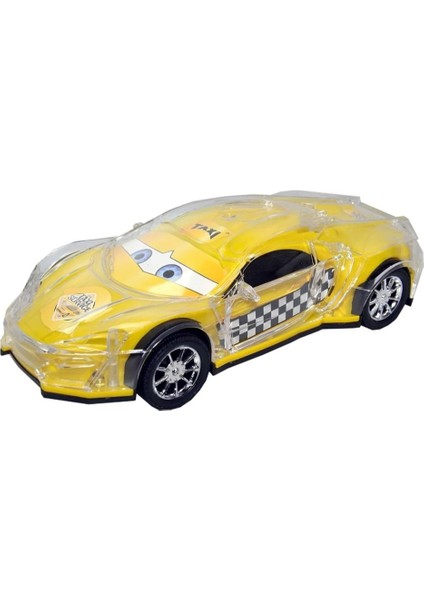 Kutulu Pilli Işıklı Sesli Müzikli Oyuncak Araba Taksi