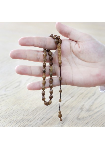 Kuka Tesbih - Sistemli - Kahverengi - Arpa Kesim fırsatları