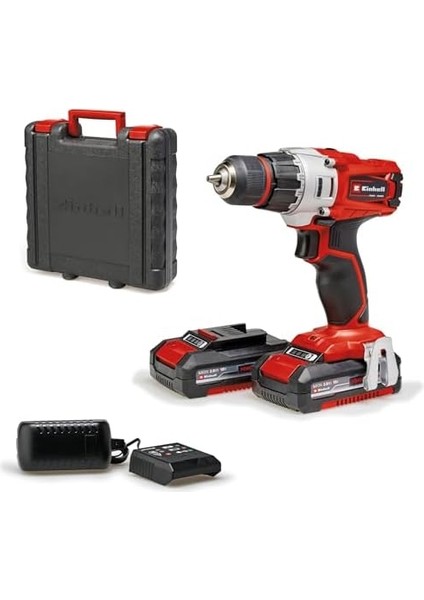 Akülü Vidalama Te-Cd 18/2 Li (2x 2,0 Ah) Power X- (18 V, 44 Nm, 10 mm Hızlı Açılan Mandren, 20 Tork Kademesi, 2 x 2.0 Ah Akü ve Şarj Cihazı Dahil) fiyatları