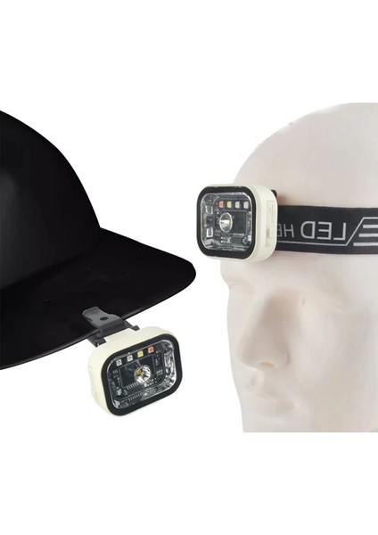 PS-1979 Sensörlü Mıknatıslı Fonksiyonlu Çok Amaçlı Şapka Kafa Feneri