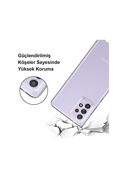 Kzy Iletişim Galaxy A73 ile Uyumlu Kapak 1mm Şeffaf Silikon Kılıf fiyatları