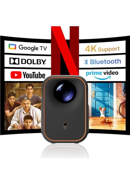 Xming Episode One Projeksiyon Cihazı, HDMI 2.1, Oto-Odaklama, Oto-