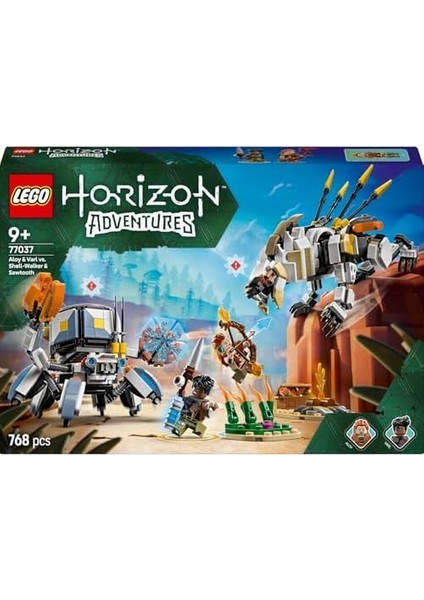 Horizon Aloy ve Varl, Metalkabuk ve Hızardiş’e Karşı 77037-9 Yaş ve Üzeri Çocuklar Için Yaratıcı Oyuncak Yapım Seti, Doğum Günü Hediyesi (768 Parça) modelleri