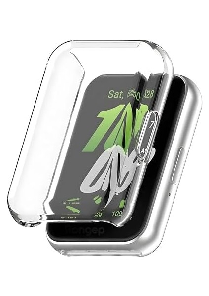 Fit 3 Için 360° Kasa Kılıf Yumuşak Tpu Ekran Dokunmatiği Etkilemeyen Saatin Çevresini Tam Kavrayan Darbelere Karşı Silikon (Şeffaf) modelleri