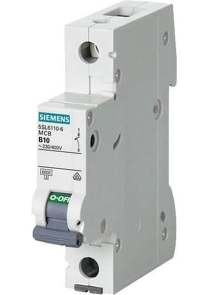 40A; 1 Fazlı; 5sl Anahtarlı Otomatik Sigorta; 6ka; C Tipi; Yavaş Karakterli