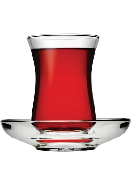 Üsküdar 6&apos;lı Çay Seti | Özel Hediye Kutusunda | 6 Adet + 6 Adet Tabak | Kapasitesi 120 cc fiyatları