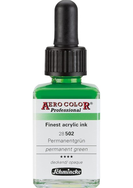 Aero Professional Akrilik Mürekkebi 28 ml 502 Permanent