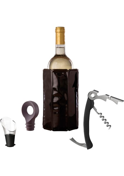 Fit Vacu Vin Klasik Şarap Seti 4 Parça - Kutulu