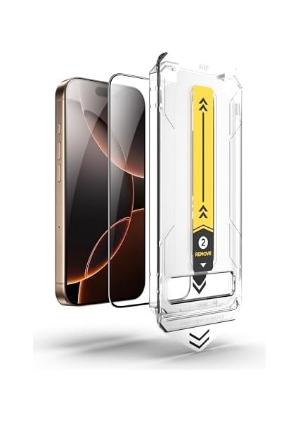 Premium 16 Pro Max Uyumlu Tam Kaplayan Tozsuz Uygulama 9h Temperli Cam Kırılmaz fiyatları