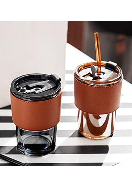 Deri Aksesuarlı Renkli Cam Mug fiyatları