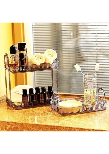 Düzenleyici Organizer Rafı ( Gri, Tek + Iki Katlı Set) fiyatları