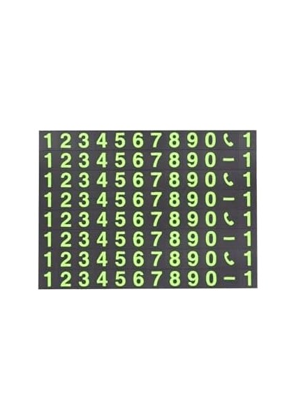 Araç Içi Telefon Numara/numaratör Araç Telefonu Premium Numaratör Çift Taraflı 2 Numara Hazneli /telefon Tutucu modelleri